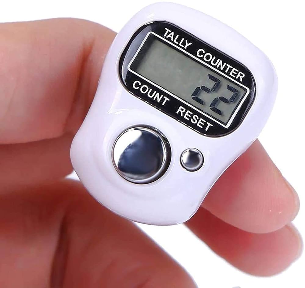 Digital Tasbeeh Counter Ring | Dhikr Ring | Digital Tele Counter - Image 2
