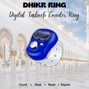 Digital Tasbeeh Counter Ring | Dhikr Ring | Digital Tele Counter